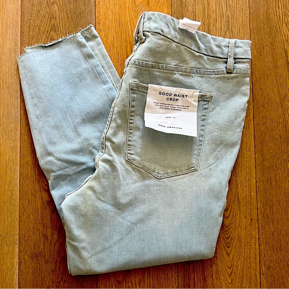 Good American Good Waist Crop Jeans Sz 18 - NWT